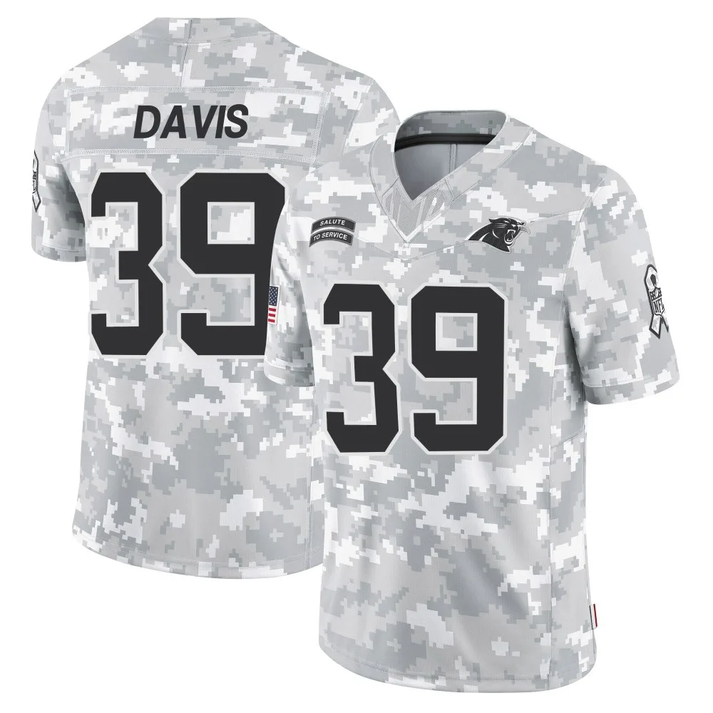 Youth Carolina Panthers Daewood Davis Nike 2024 Salute to Service Limited Arctic Camo Jersey Youth Carolina Panthers Daewood Davis Nike 2024 Salute to Service Limited Arctic Camo Jersey