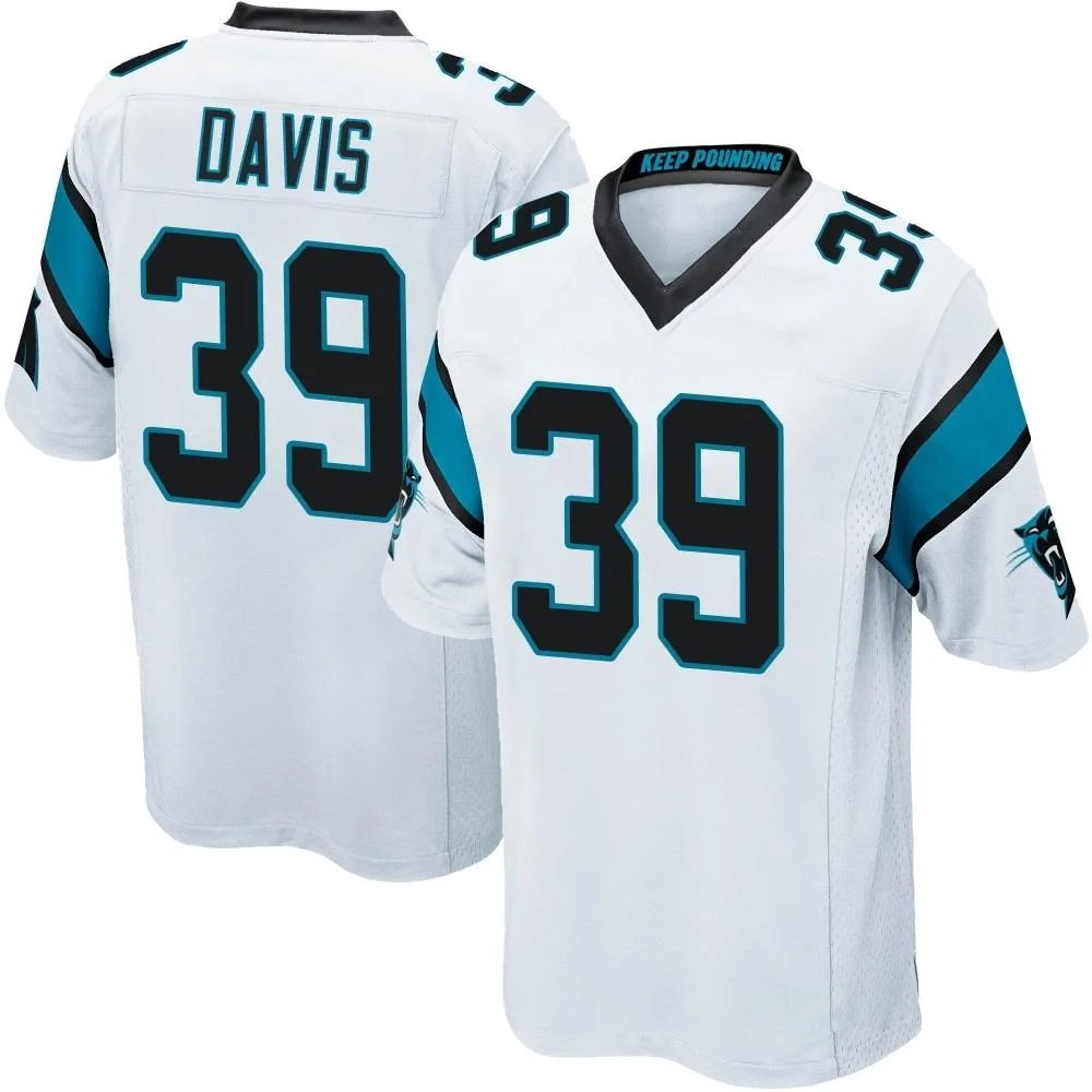 Youth Carolina Panthers Daewood Davis Nike Game White Jersey Youth Carolina Panthers Daewood Davis Nike Game White Jersey