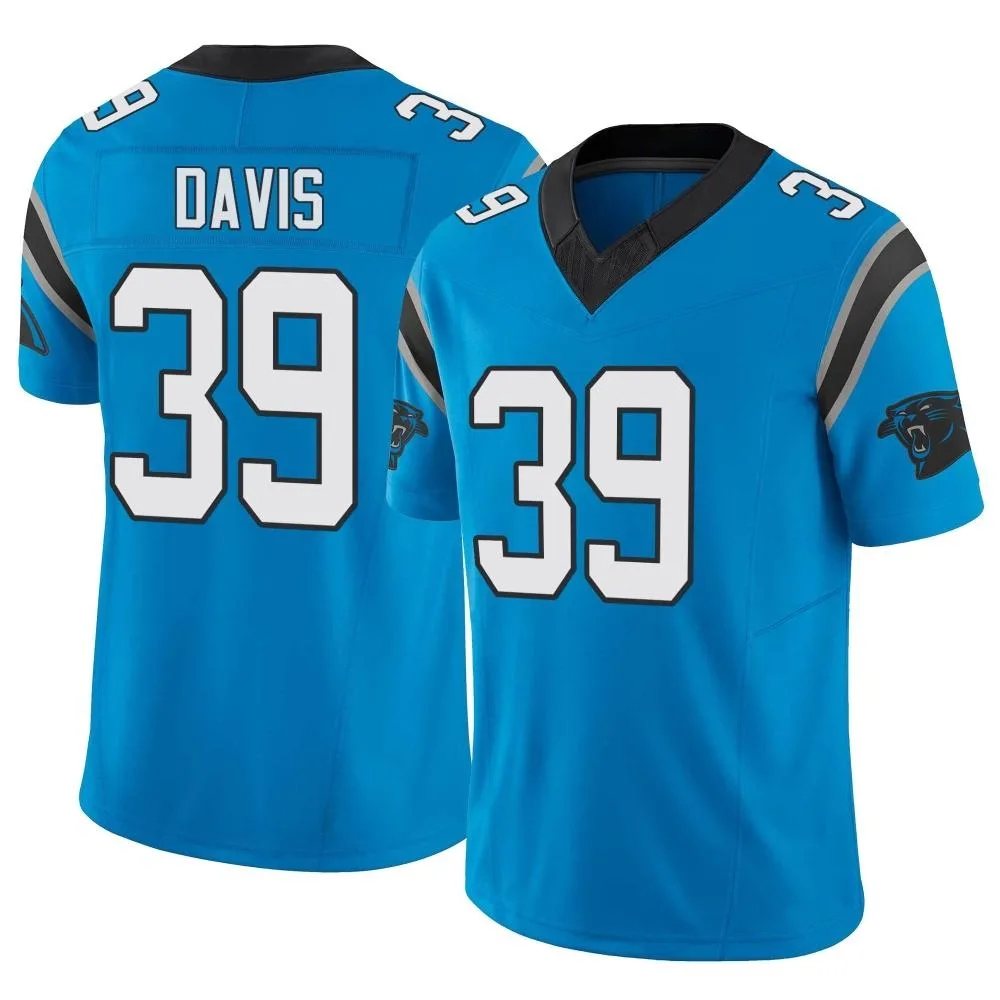 Youth Carolina Panthers Daewood Davis Nike Vapor F.U.S.E. Limited Blue Jersey Youth Carolina Panthers Daewood Davis Nike Vapor F.U.S.E. Limited Blue Jersey