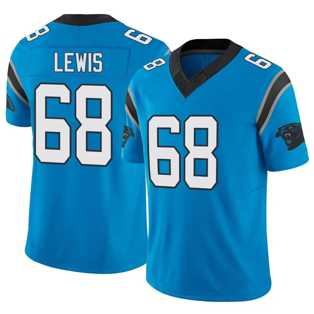 Men's Carolina Panthers Damien Lewis Nike Vapor F.U.S.E. Limited Blue Jersey Men's Carolina Panthers Damien Lewis Nike Vapor F.U.S.E. Limited Blue Jersey