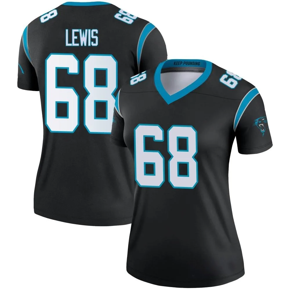 Women's Carolina Panthers Damien Lewis Nike Legend Black Jersey Women's Carolina Panthers Damien Lewis Nike Legend Black Jersey