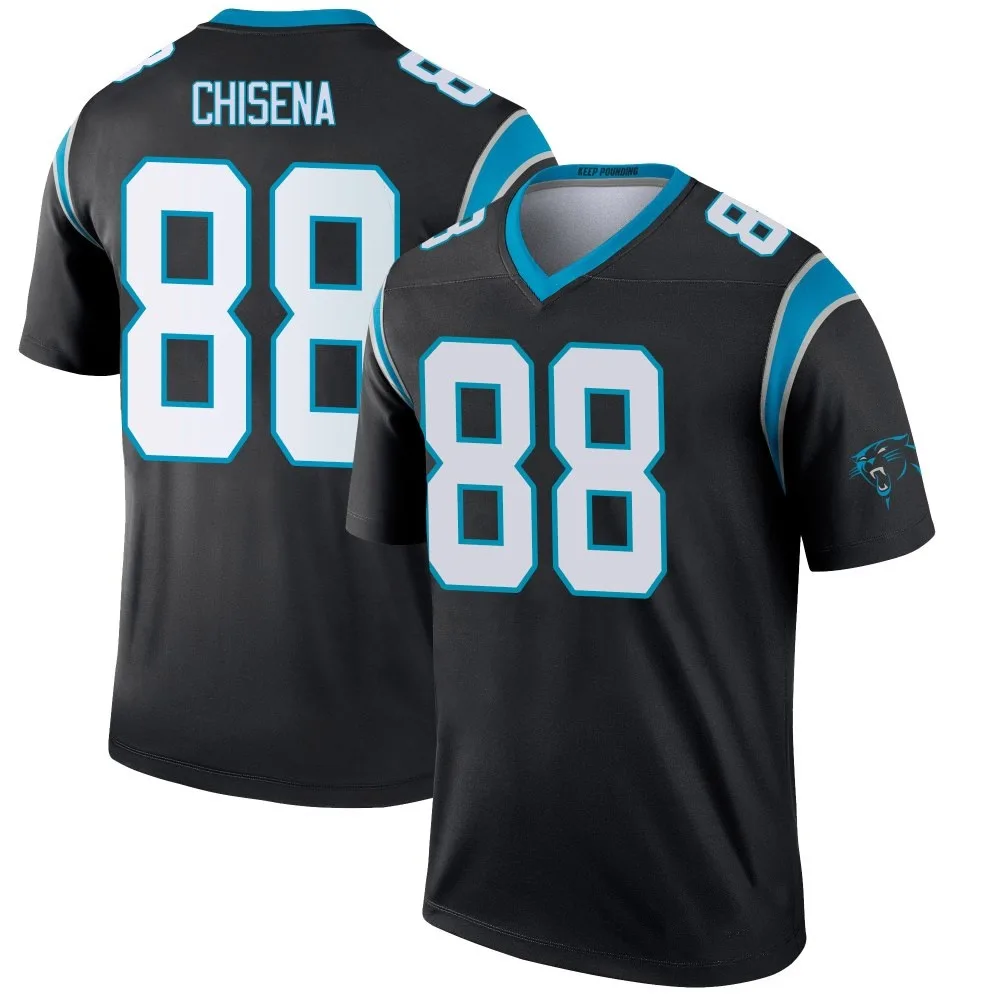 Men's Carolina Panthers Dan Chisena Nike Legend Black Jersey Men's Carolina Panthers Dan Chisena Nike Legend Black Jersey