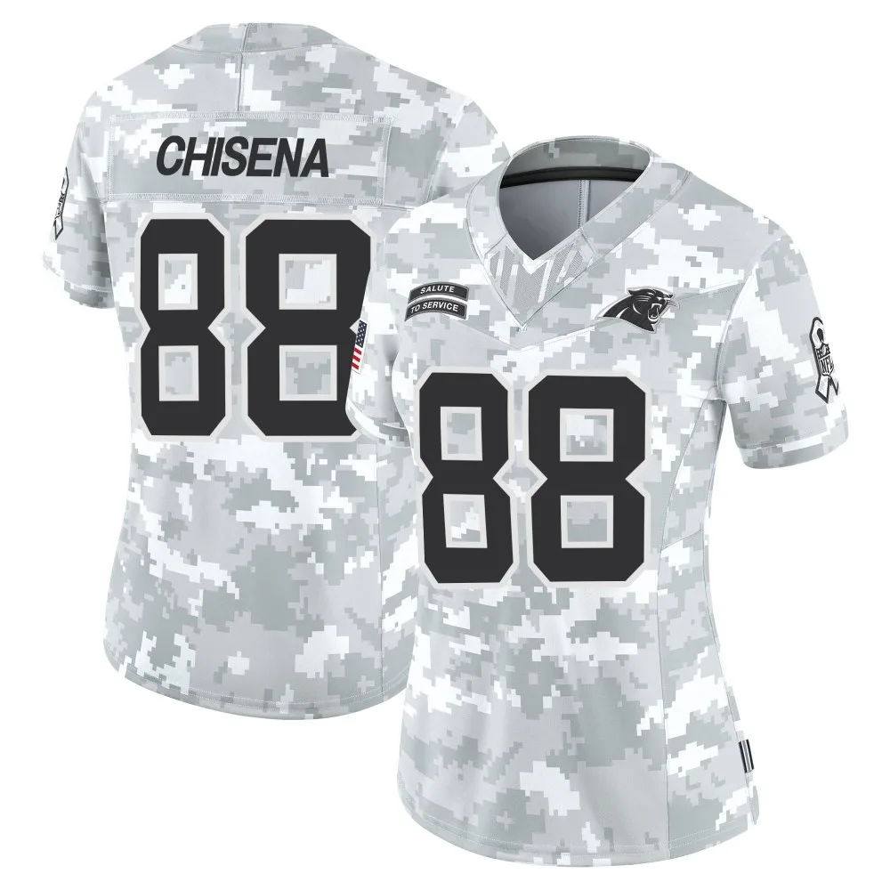 Women's Carolina Panthers Dan Chisena Nike 2024 Salute to Service Limited Arctic Camo Jersey Women's Carolina Panthers Dan Chisena Nike 2024 Salute to Service Limited Arctic Camo Jersey