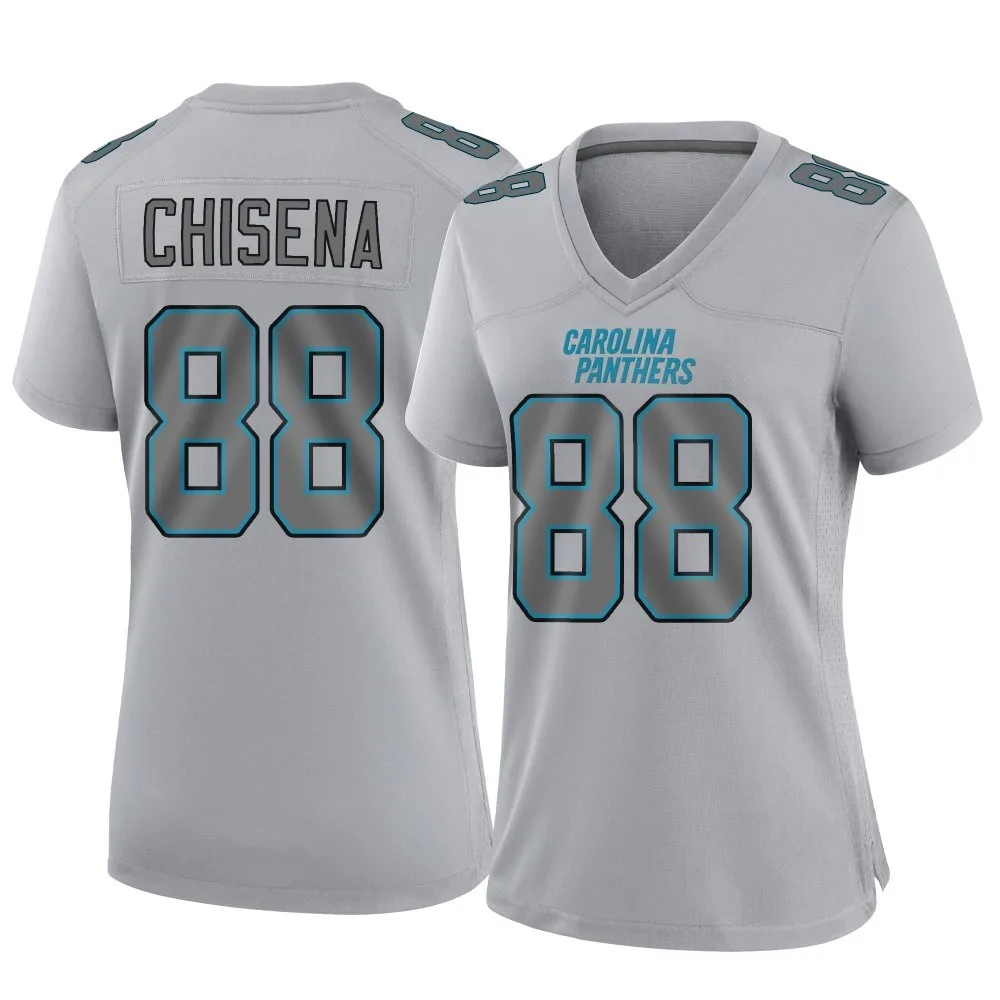 Women's Carolina Panthers Dan Chisena Nike Atmosphere Fashion Game Gray Jersey Women's Carolina Panthers Dan Chisena Nike Atmosphere Fashion Game Gray Jersey