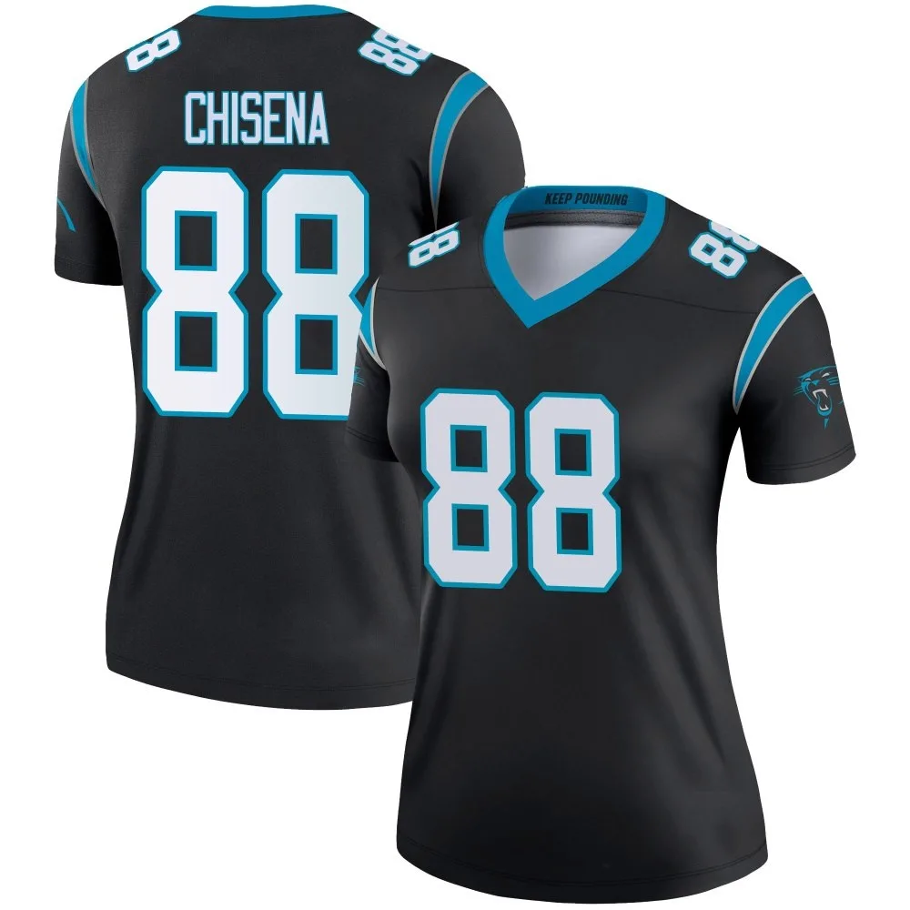 Women's Carolina Panthers Dan Chisena Nike Legend Black Jersey Women's Carolina Panthers Dan Chisena Nike Legend Black Jersey