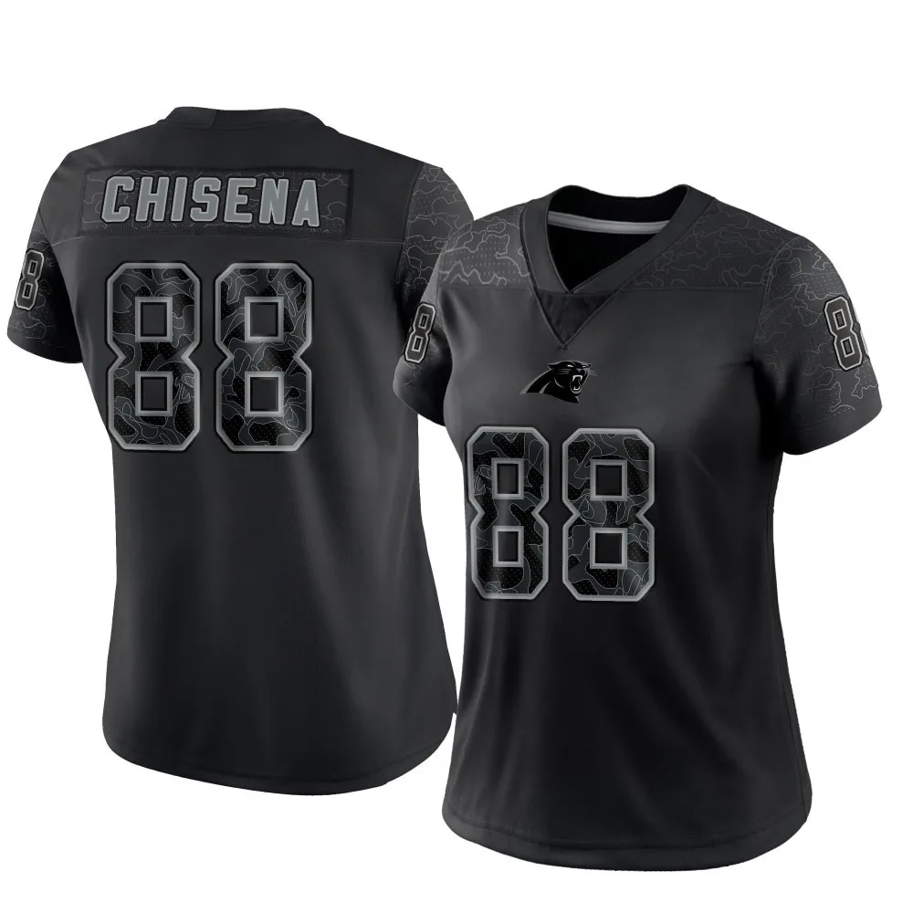 Women's Carolina Panthers Dan Chisena Nike Reflective Limited Black Jersey Women's Carolina Panthers Dan Chisena Nike Reflective Limited Black Jersey