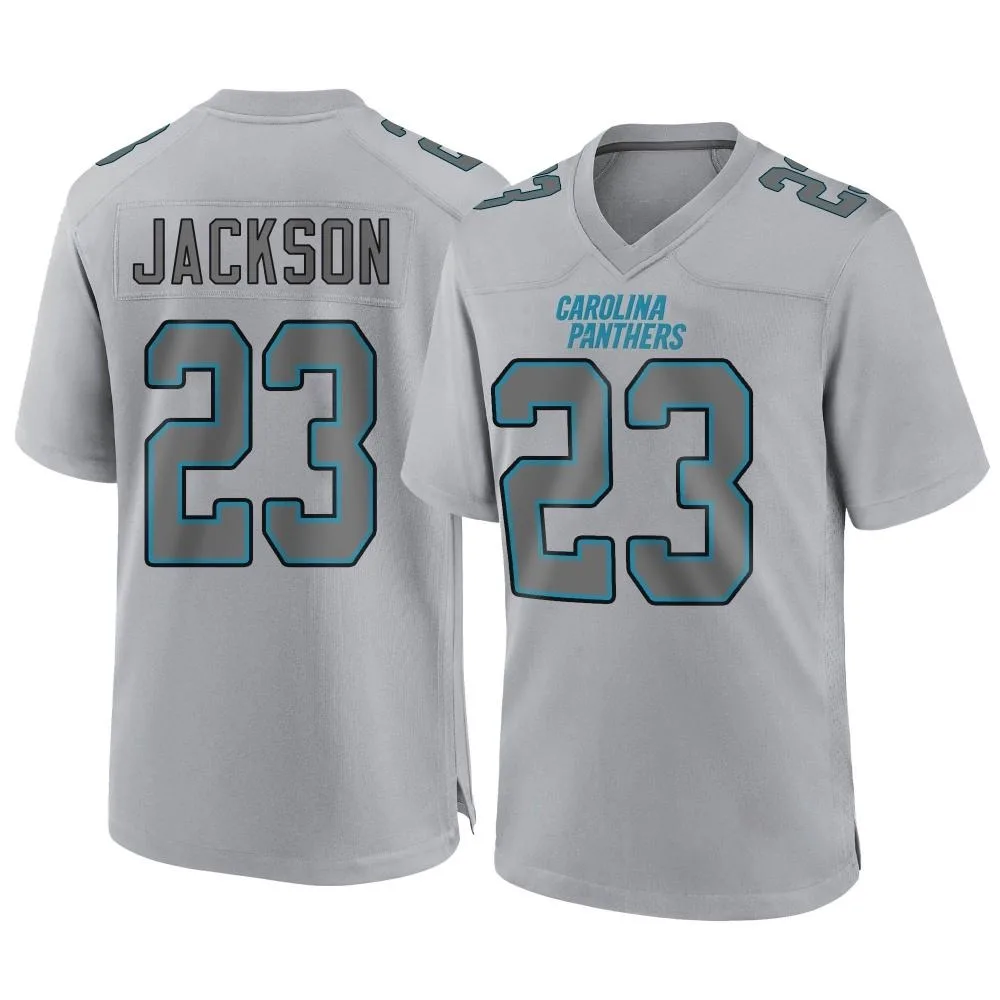 Men's Carolina Panthers Dane Jackson Nike Atmosphere Fashion Game Gray Jersey Men's Carolina Panthers Dane Jackson Nike Atmosphere Fashion Game Gray Jersey