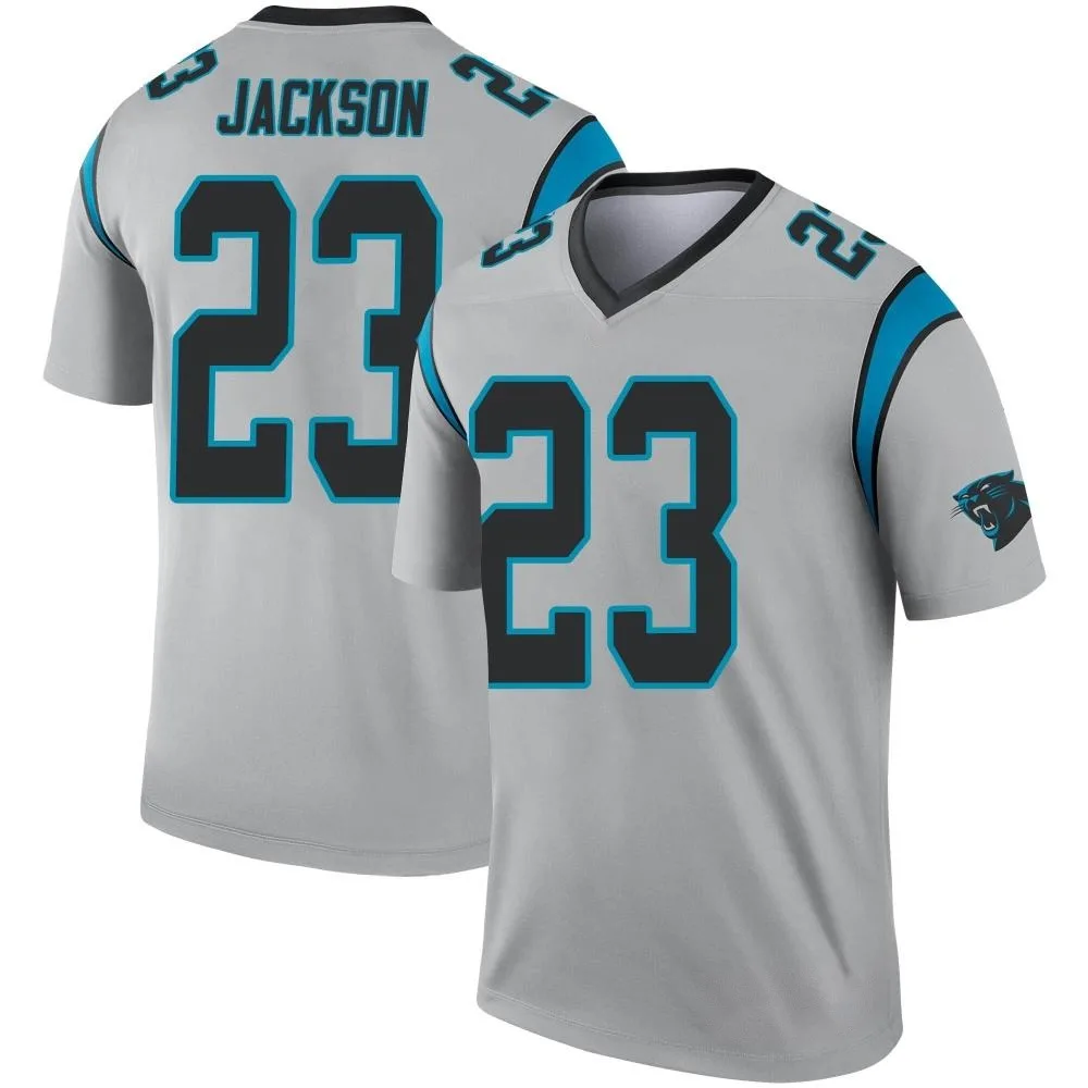 Men's Carolina Panthers Dane Jackson Nike Inverted Silver Legend Jersey Men's Carolina Panthers Dane Jackson Nike Inverted Silver Legend Jersey