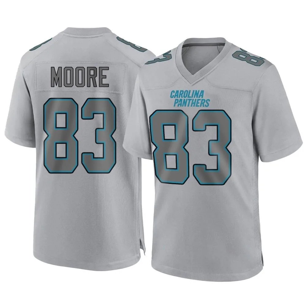 Men's Carolina Panthers David Moore Nike Atmosphere Fashion Game Gray Jersey Men's Carolina Panthers David Moore Nike Atmosphere Fashion Game Gray Jersey