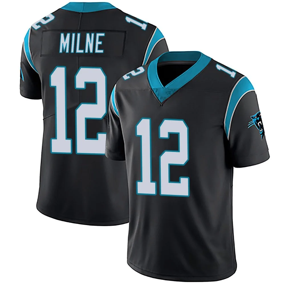 Men's Carolina Panthers Dax Milne Nike Team Color Vapor Untouchable Limited Black Jersey Men's Carolina Panthers Dax Milne Nike Team Color Vapor Untouchable Limited Black Jersey