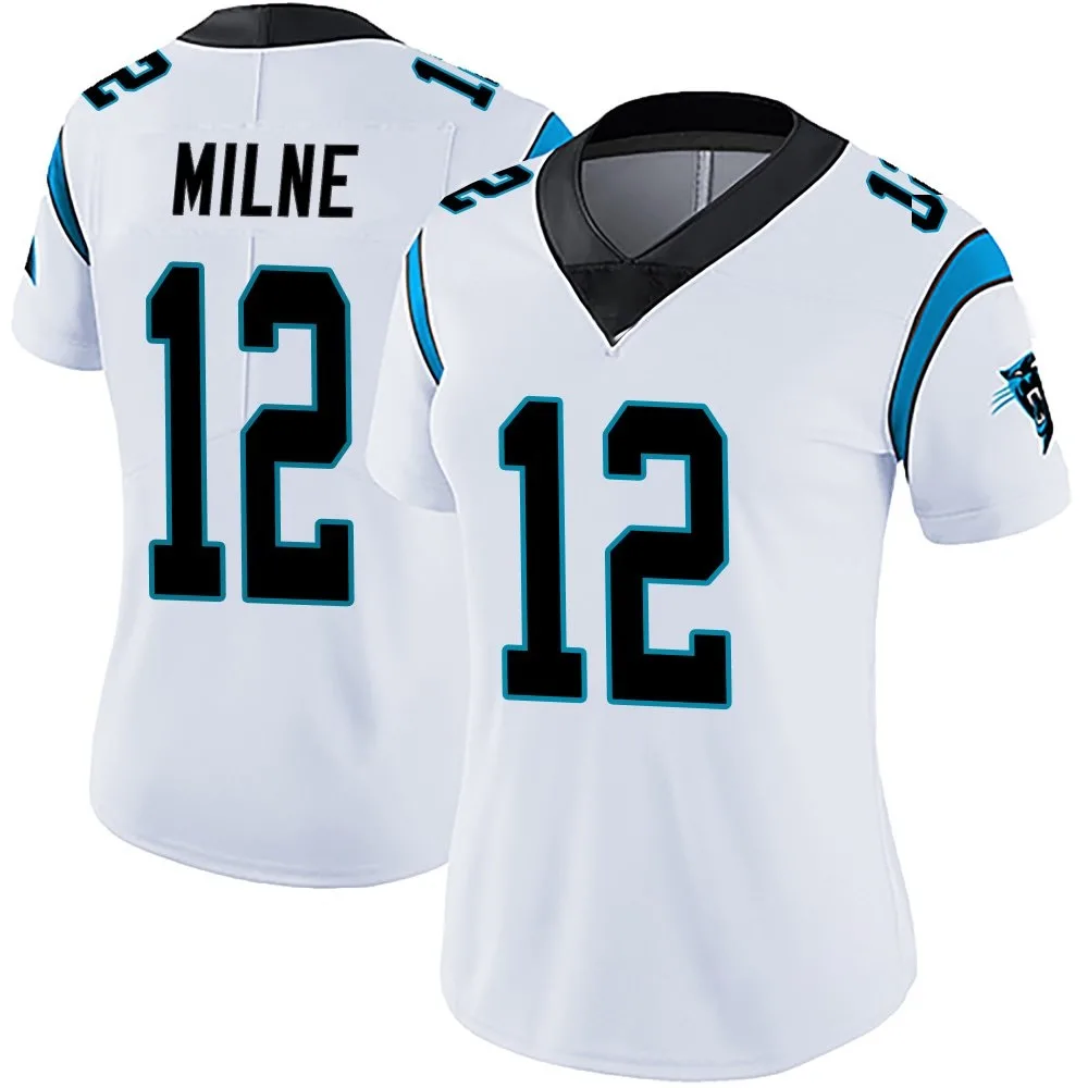 Women's Carolina Panthers Dax Milne Nike Vapor Untouchable Limited White Jersey Women's Carolina Panthers Dax Milne Nike Vapor Untouchable Limited White Jersey