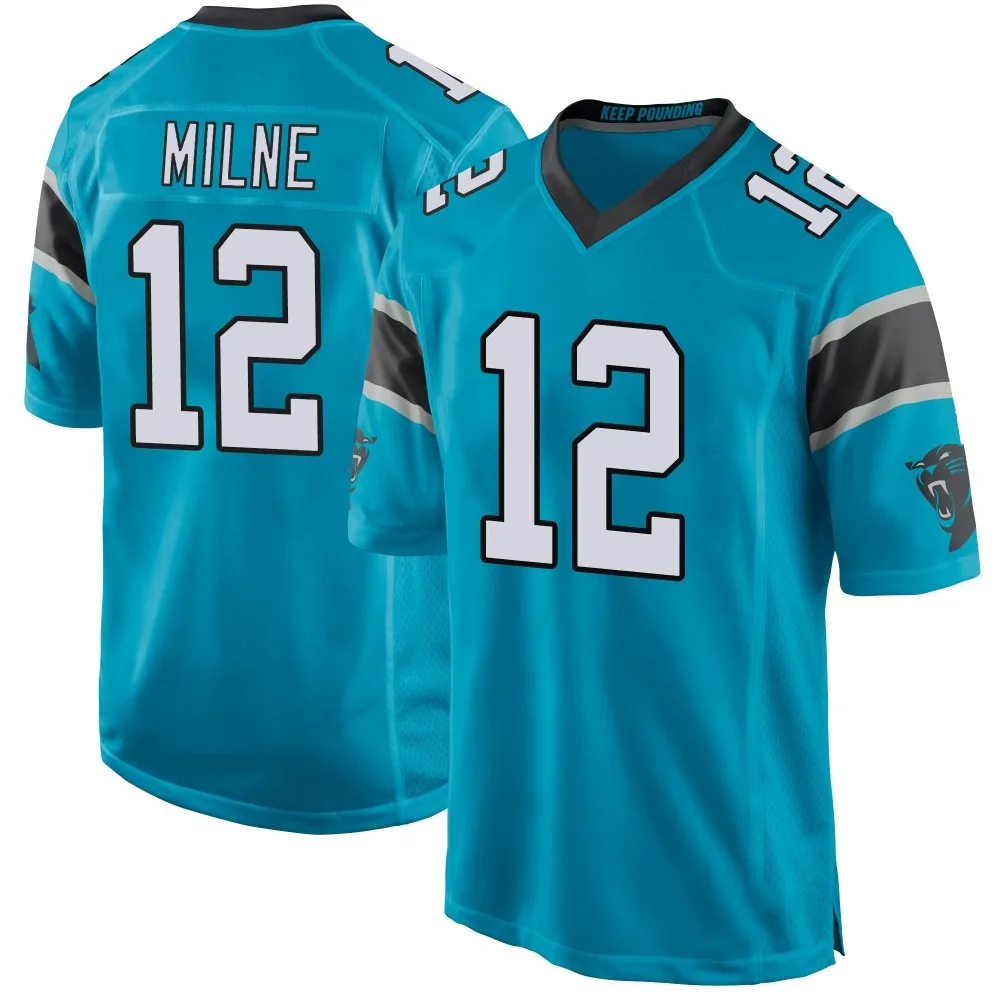 Youth Carolina Panthers Dax Milne Nike Alternate Game Blue Jersey Youth Carolina Panthers Dax Milne Nike Alternate Game Blue Jersey