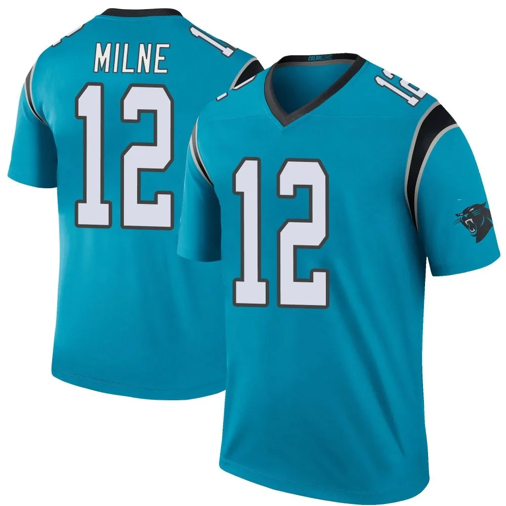 Youth Carolina Panthers Dax Milne Nike Color Rush Legend Blue Jersey Youth Carolina Panthers Dax Milne Nike Color Rush Legend Blue Jersey