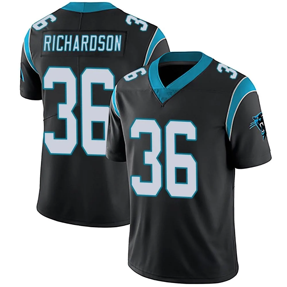 Men's Carolina Panthers Demani Richardson Nike Team Color Vapor Untouchable Limited Black Jersey Men's Carolina Panthers Demani Richardson Nike Team Color Vapor Untouchable Limited Black Jersey