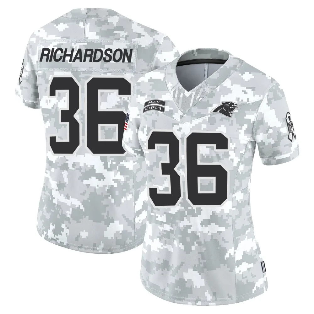 Women's Carolina Panthers Demani Richardson Nike 2024 Salute to Service Limited Arctic Camo Jersey Women's Carolina Panthers Demani Richardson Nike 2024 Salute to Service Limited Arctic Camo Jersey