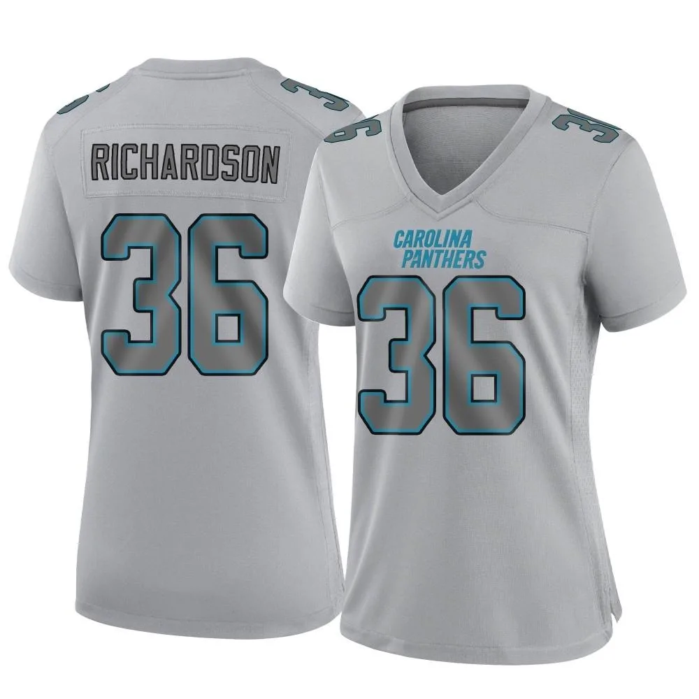 Women's Carolina Panthers Demani Richardson Nike Atmosphere Fashion Game Gray Jersey Women's Carolina Panthers Demani Richardson Nike Atmosphere Fashion Game Gray Jersey