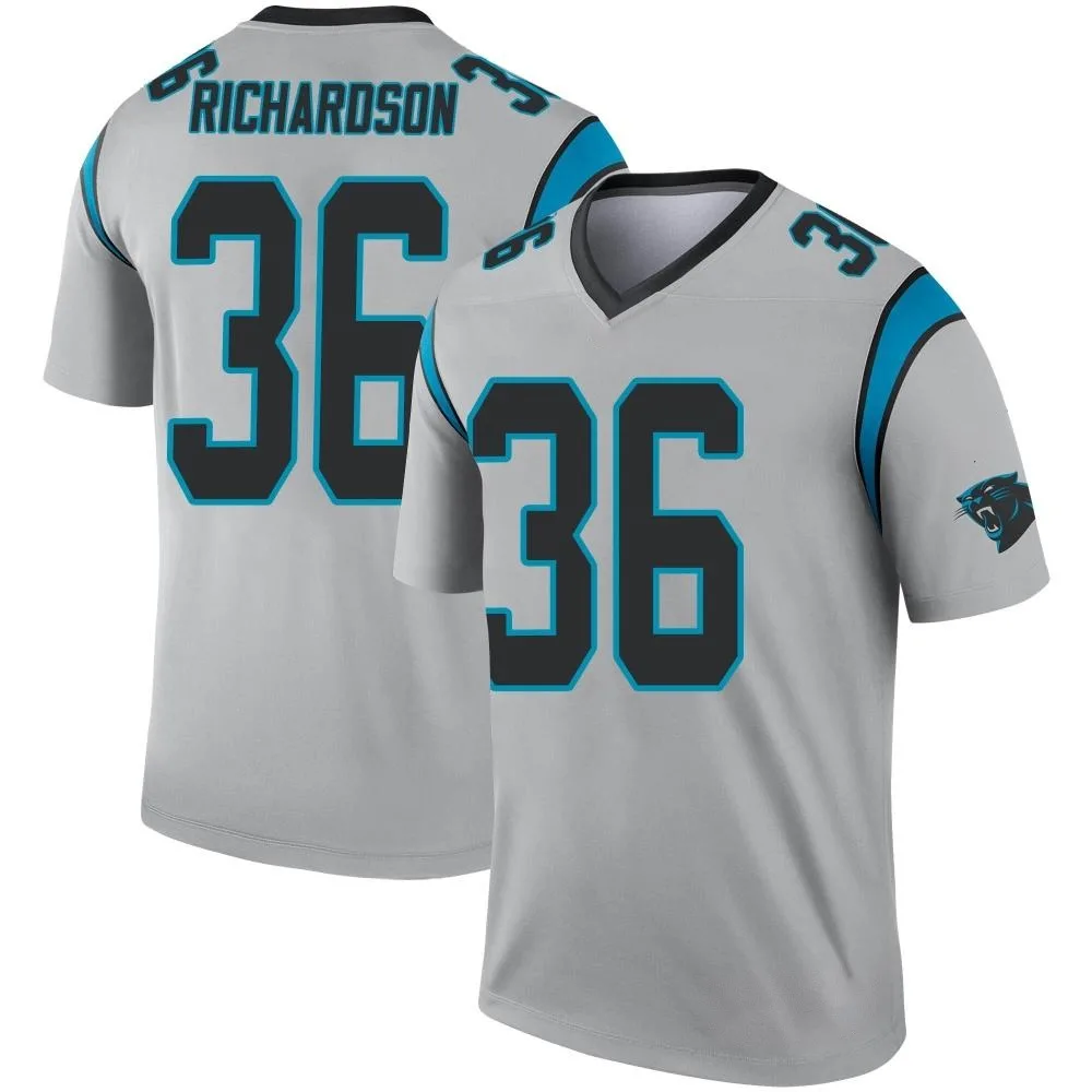 Youth Carolina Panthers Demani Richardson Nike Inverted Silver Legend Jersey Youth Carolina Panthers Demani Richardson Nike Inverted Silver Legend Jersey