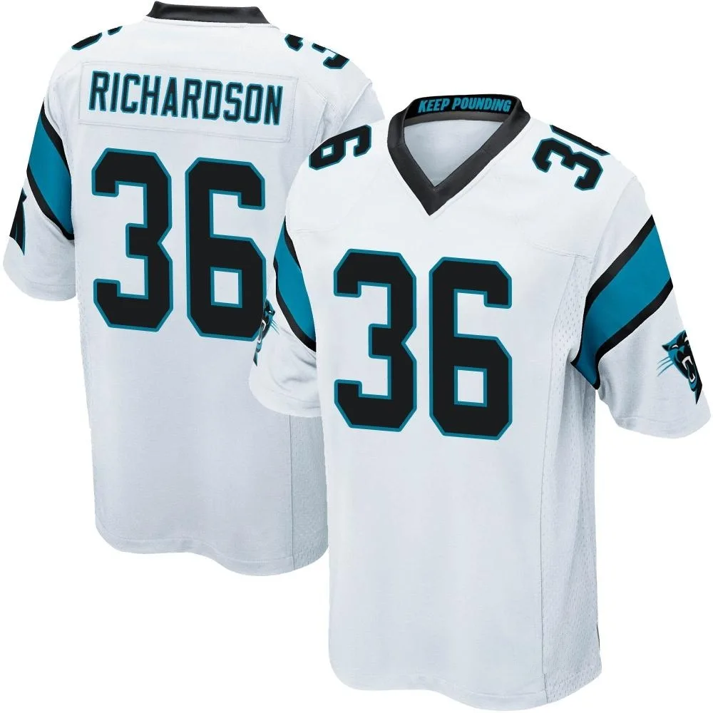 Youth Carolina Panthers Demani Richardson Nike Game White Jersey Youth Carolina Panthers Demani Richardson Nike Game White Jersey