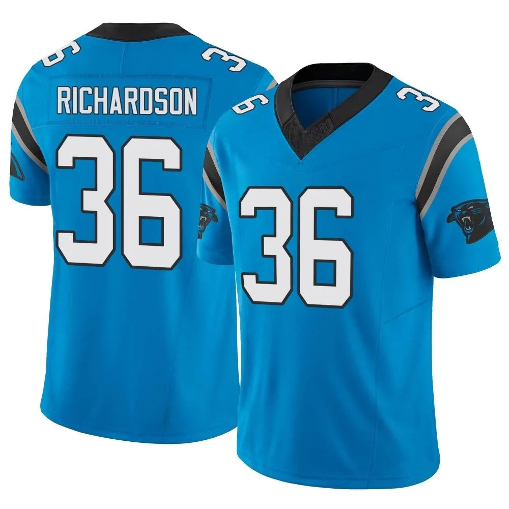 Youth Carolina Panthers Demani Richardson Nike Vapor F.U.S.E. Limited Blue Jersey Youth Carolina Panthers Demani Richardson Nike Vapor F.U.S.E. Limited Blue Jersey
