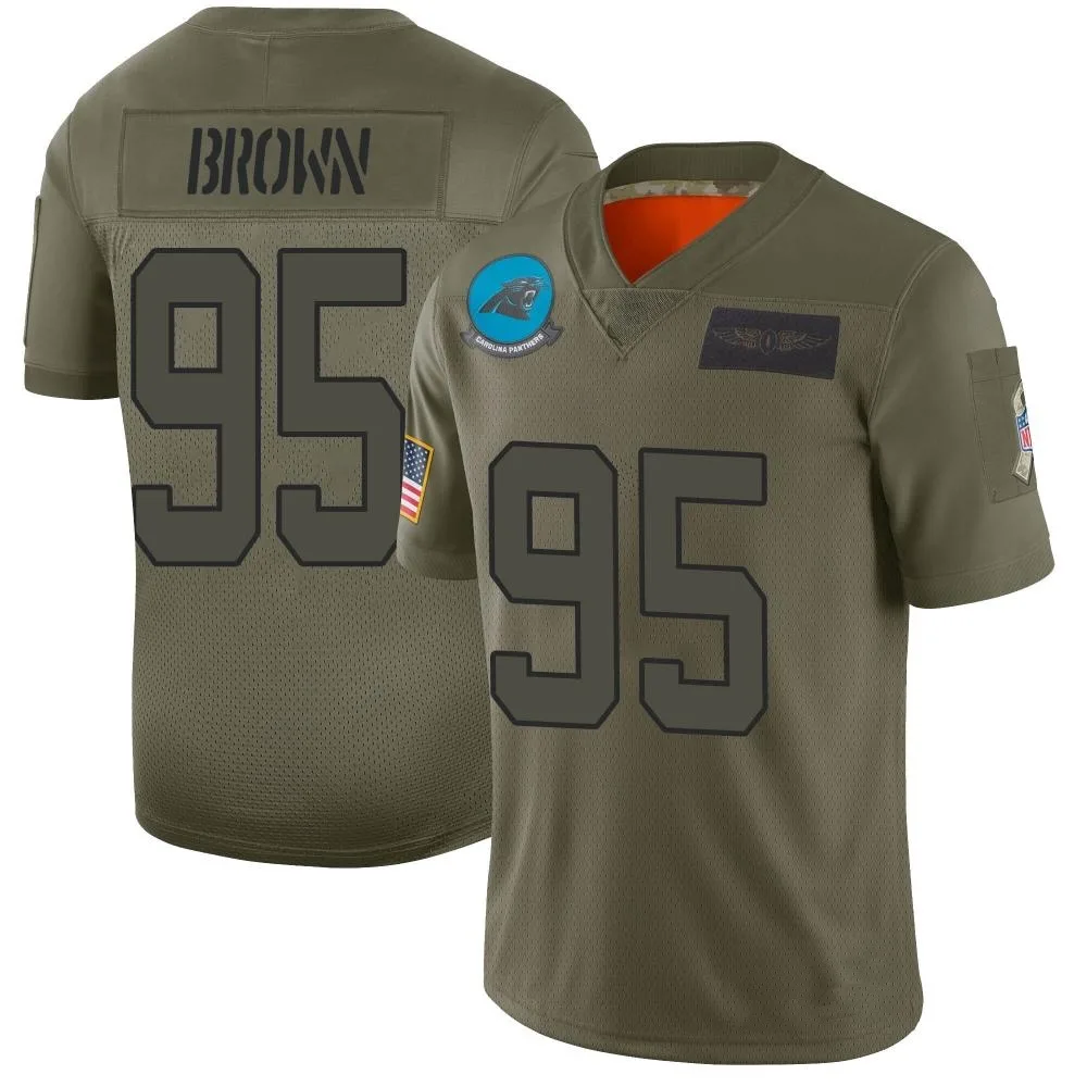 Men's Carolina Panthers Derrick Brown Nike 2019 Salute to Service Limited Camo Jersey Men's Carolina Panthers Derrick Brown Nike 2019 Salute to Service Limited Camo Jersey