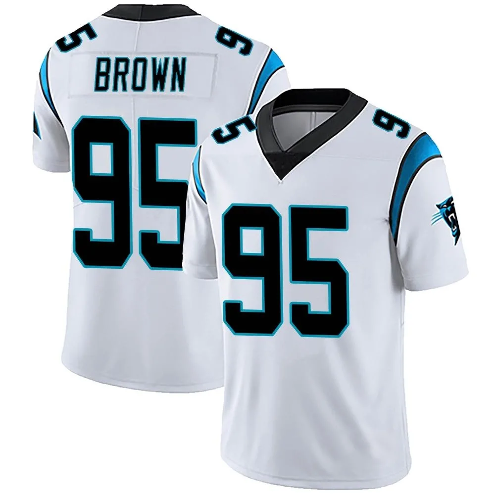 Youth Carolina Panthers Derrick Brown Nike Vapor Untouchable Limited White Jersey Youth Carolina Panthers Derrick Brown Nike Vapor Untouchable Limited White Jersey
