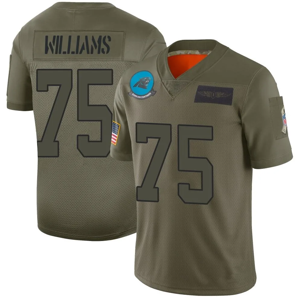 Men's Carolina Panthers Deshawn Williams Nike 2019 Salute to Service Limited Camo Jersey Men's Carolina Panthers Deshawn Williams Nike 2019 Salute to Service Limited Camo Jersey