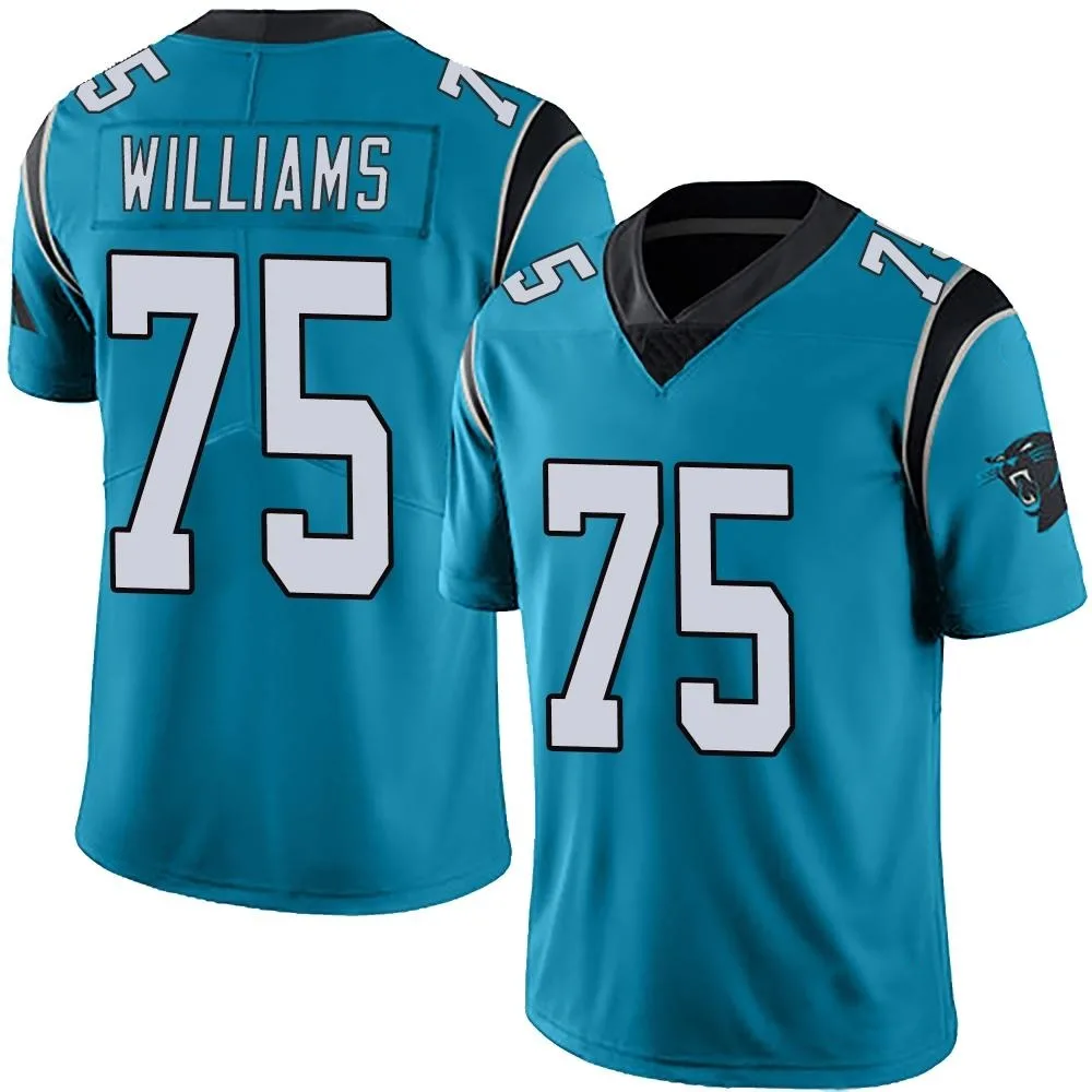 Men's Carolina Panthers Deshawn Williams Nike Alternate Vapor Untouchable Limited Blue Jersey Men's Carolina Panthers Deshawn Williams Nike Alternate Vapor Untouchable Limited Blue Jersey
