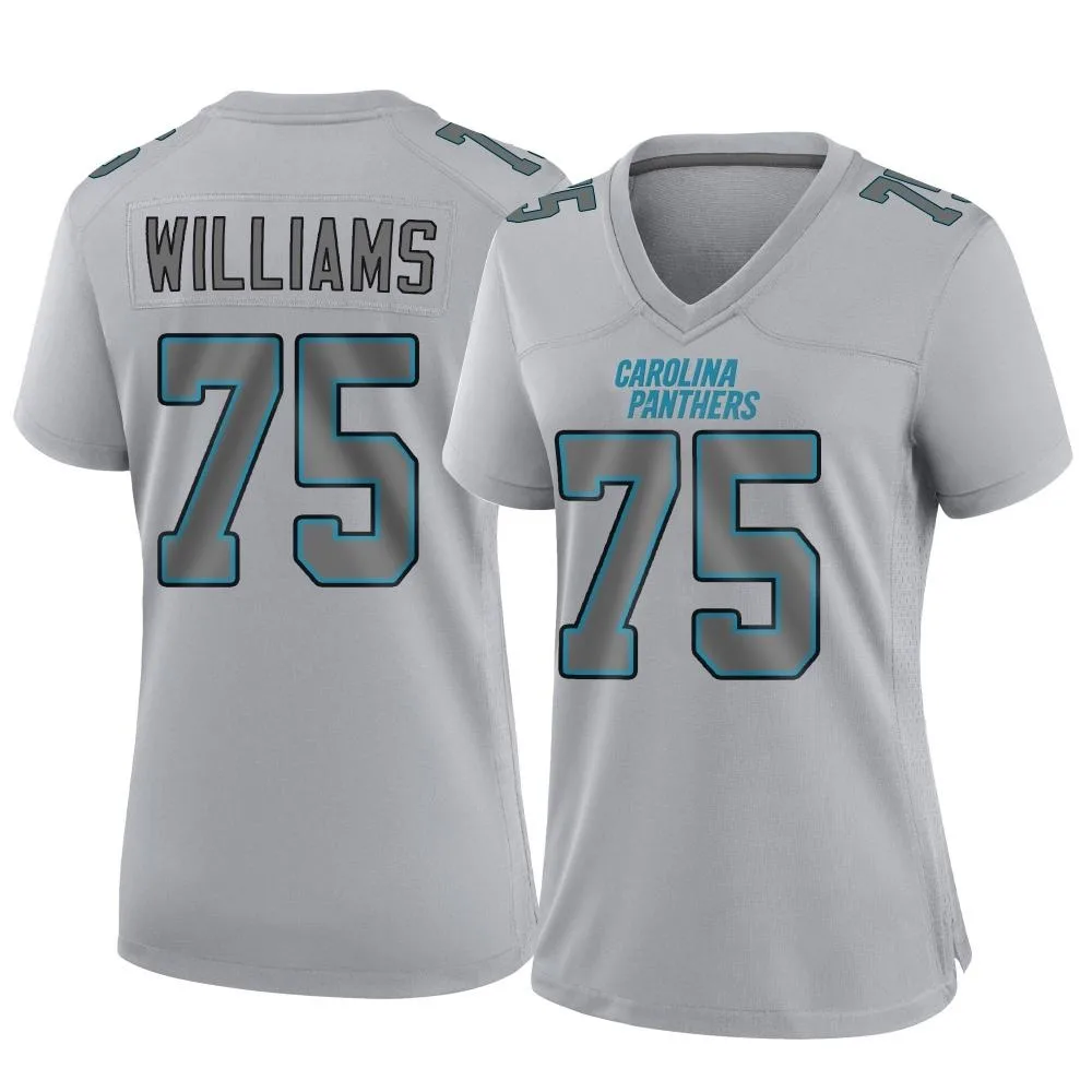 Women's Carolina Panthers Deshawn Williams Nike Atmosphere Fashion Game Gray Jersey Women's Carolina Panthers Deshawn Williams Nike Atmosphere Fashion Game Gray Jersey