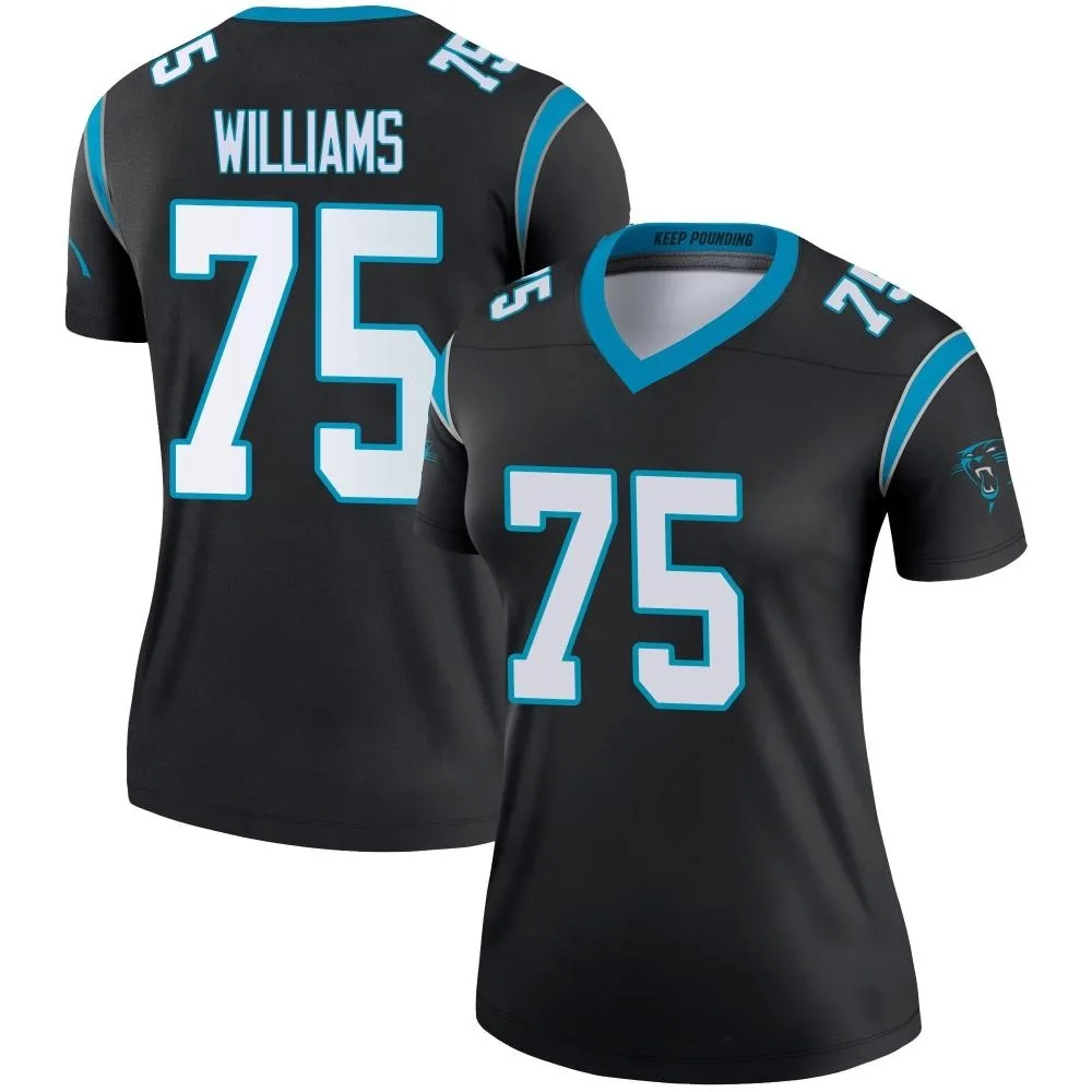 Women's Carolina Panthers Deshawn Williams Nike Legend Black Jersey Women's Carolina Panthers Deshawn Williams Nike Legend Black Jersey