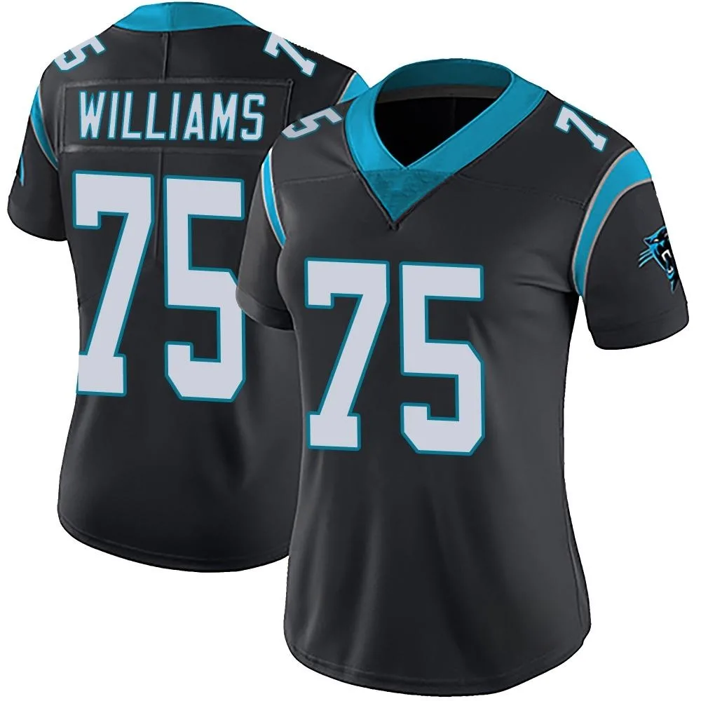 Women's Carolina Panthers Deshawn Williams Nike Team Color Vapor Untouchable Limited Black Jersey Women's Carolina Panthers Deshawn Williams Nike Team Color Vapor Untouchable Limited Black Jersey