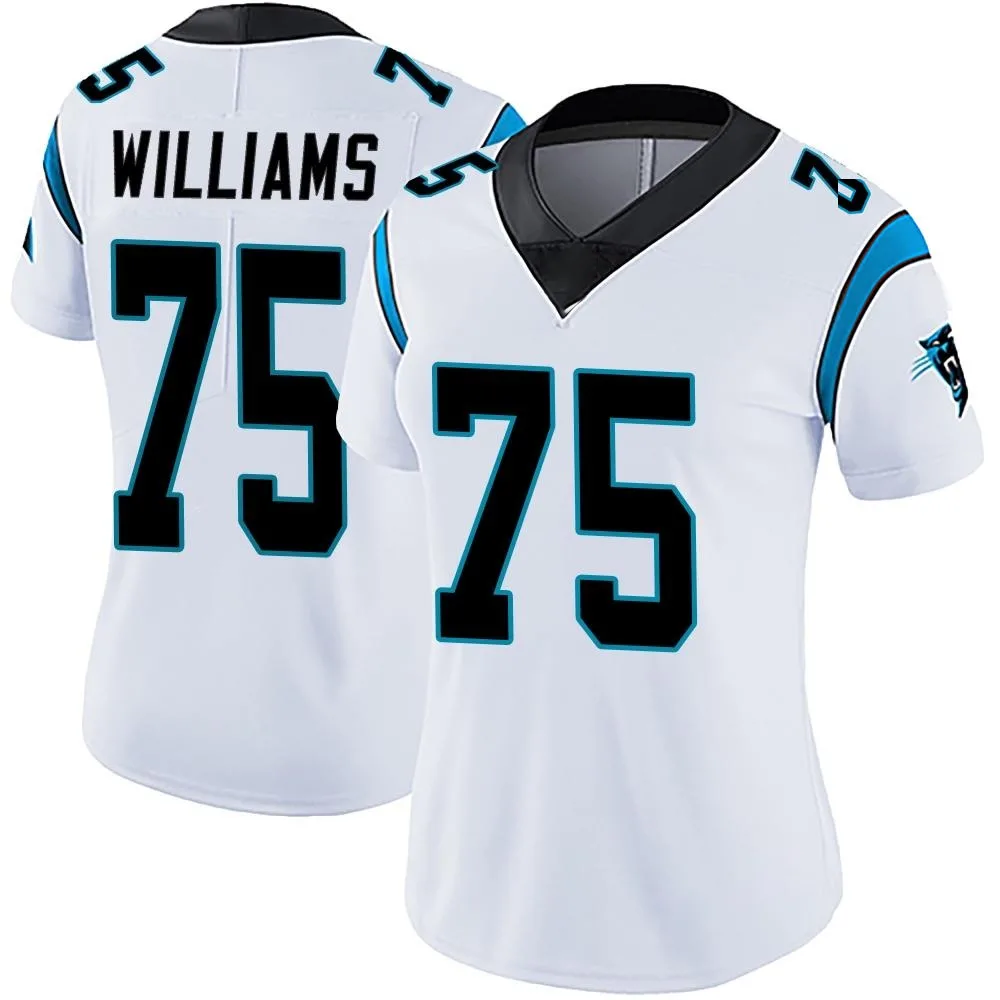 Women's Carolina Panthers Deshawn Williams Nike Vapor Untouchable Limited White Jersey Women's Carolina Panthers Deshawn Williams Nike Vapor Untouchable Limited White Jersey