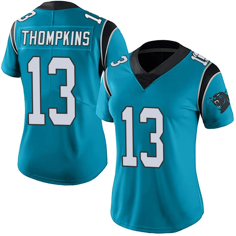 Women's Carolina Panthers Deven Thompkins Nike Alternate Vapor Untouchable Limited Blue Jersey Women's Carolina Panthers Deven Thompkins Nike Alternate Vapor Untouchable Limited Blue Jersey
