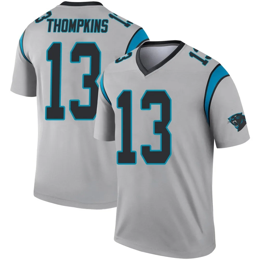 Youth Carolina Panthers Deven Thompkins Nike Inverted Silver Legend Jersey Youth Carolina Panthers Deven Thompkins Nike Inverted Silver Legend Jersey