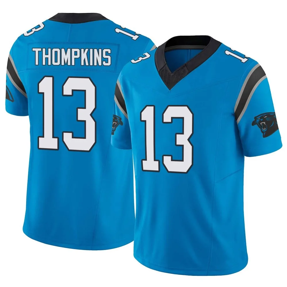 Youth Carolina Panthers Deven Thompkins Nike Vapor F.U.S.E. Limited Blue Jersey Youth Carolina Panthers Deven Thompkins Nike Vapor F.U.S.E. Limited Blue Jersey