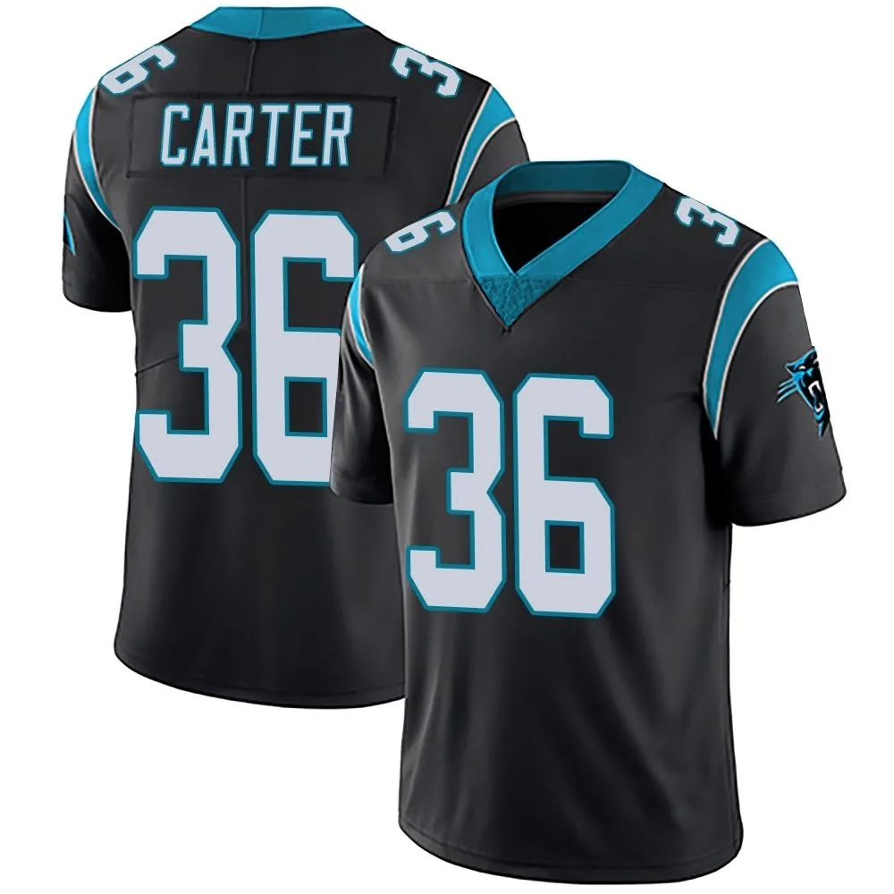 Youth Carolina Panthers Devin Carter Nike Team Color Vapor Untouchable Limited Black Jersey Youth Carolina Panthers Devin Carter Nike Team Color Vapor Untouchable Limited Black Jersey