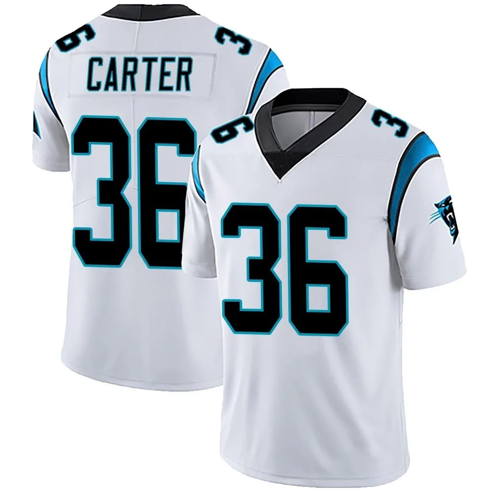 Youth Carolina Panthers Devin Carter Nike Vapor Untouchable Limited White Jersey Youth Carolina Panthers Devin Carter Nike Vapor Untouchable Limited White Jersey