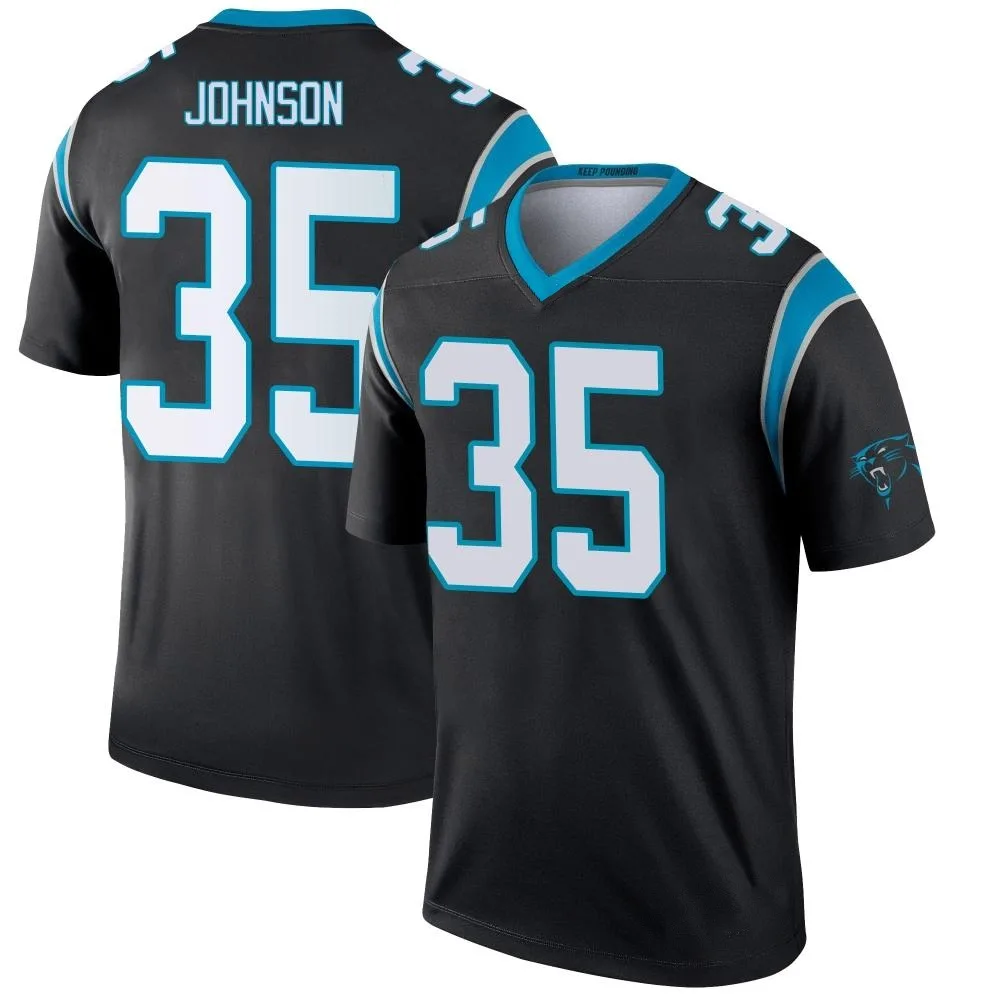 Men's Carolina Panthers Dillon Johnson Nike Legend Black Jersey Men's Carolina Panthers Dillon Johnson Nike Legend Black Jersey