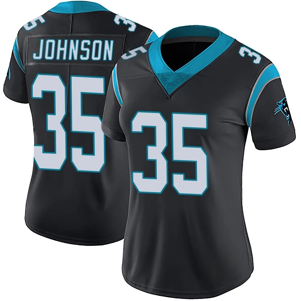 Women's Carolina Panthers Dillon Johnson Nike Team Color Vapor Untouchable Limited Black Jersey Women's Carolina Panthers Dillon Johnson Nike Team Color Vapor Untouchable Limited Black Jersey