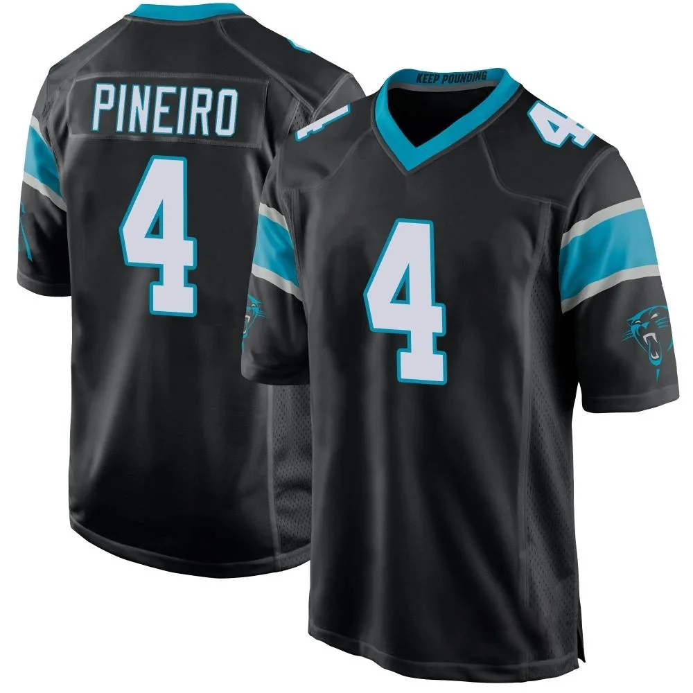 Men's Carolina Panthers Eddy Pineiro Nike Team Color Game Black Jersey Men's Carolina Panthers Eddy Pineiro Nike Team Color Game Black Jersey