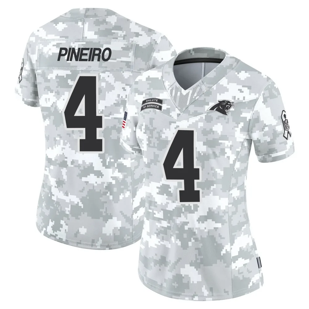 Women's Carolina Panthers Eddy Pineiro Nike 2024 Salute to Service Limited Arctic Camo Jersey Women's Carolina Panthers Eddy Pineiro Nike 2024 Salute to Service Limited Arctic Camo Jersey