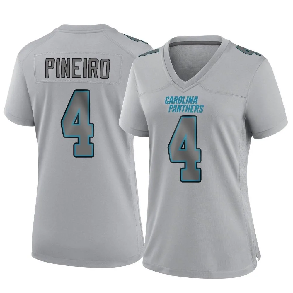 Women's Carolina Panthers Eddy Pineiro Nike Atmosphere Fashion Game Gray Jersey Women's Carolina Panthers Eddy Pineiro Nike Atmosphere Fashion Game Gray Jersey