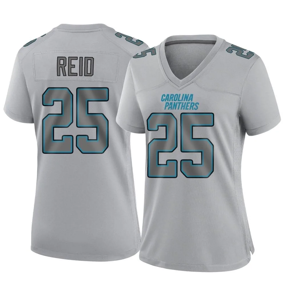 Women's Carolina Panthers Eric Reid Nike Atmosphere Fashion Game Gray Jersey Women's Carolina Panthers Eric Reid Nike Atmosphere Fashion Game Gray Jersey