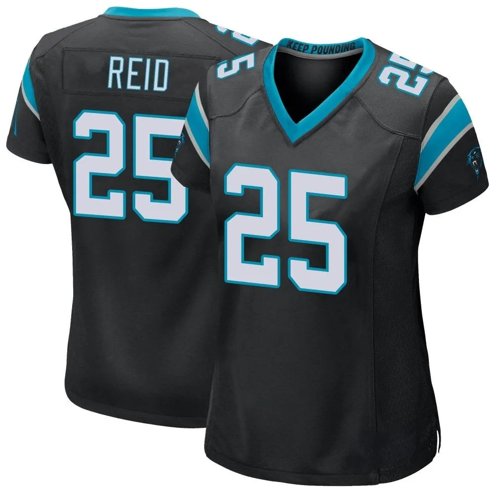 Women's Carolina Panthers Eric Reid Nike Team Color Game Black Jersey Women's Carolina Panthers Eric Reid Nike Team Color Game Black Jersey
