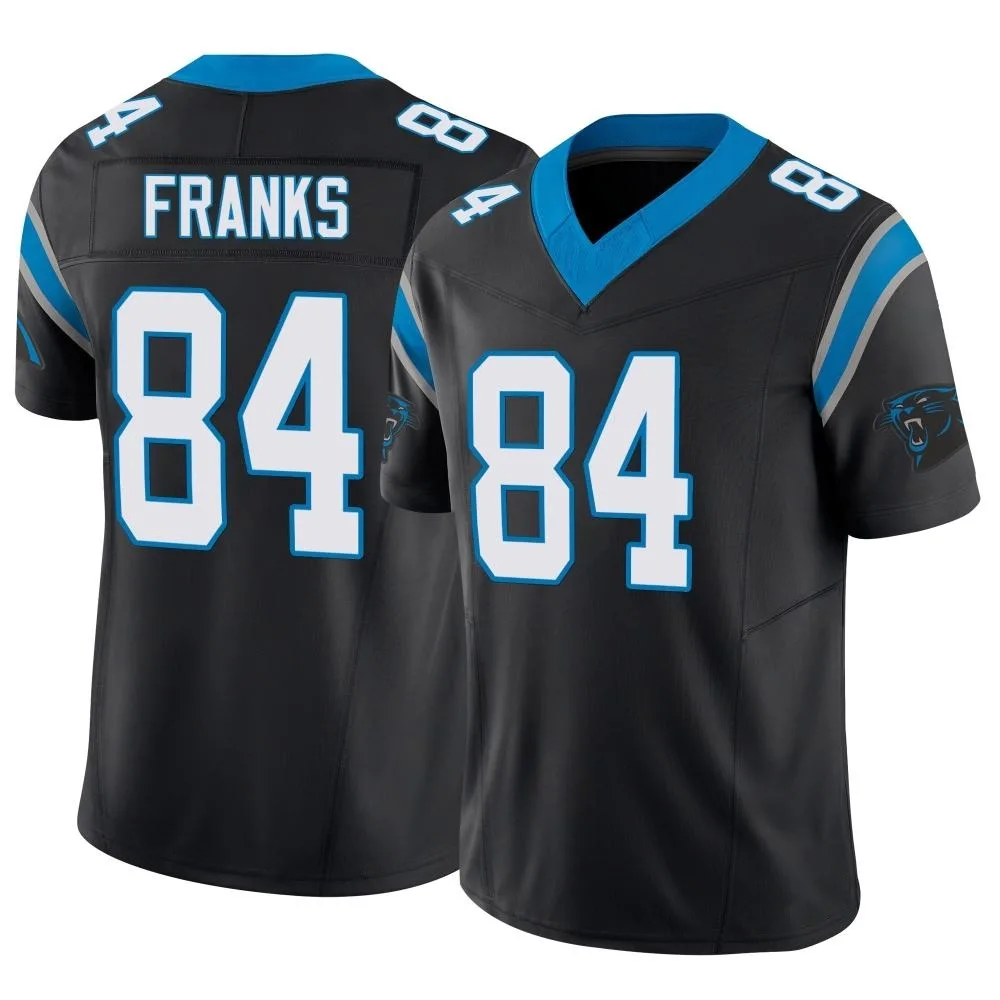 Men's Carolina Panthers Feleipe Franks Nike Vapor F.U.S.E. Limited Black Jersey Men's Carolina Panthers Feleipe Franks Nike Vapor F.U.S.E. Limited Black Jersey
