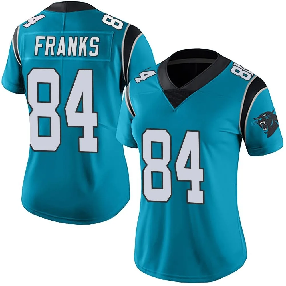 Women's Carolina Panthers Feleipe Franks Nike Alternate Vapor Untouchable Limited Blue Jersey Women's Carolina Panthers Feleipe Franks Nike Alternate Vapor Untouchable Limited Blue Jersey