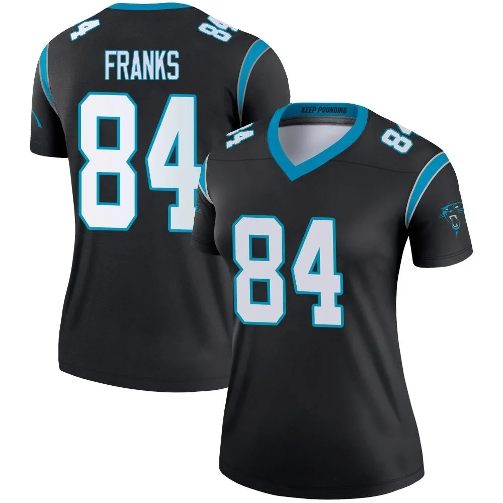 Women's Carolina Panthers Feleipe Franks Nike Legend Black Jersey Women's Carolina Panthers Feleipe Franks Nike Legend Black Jersey