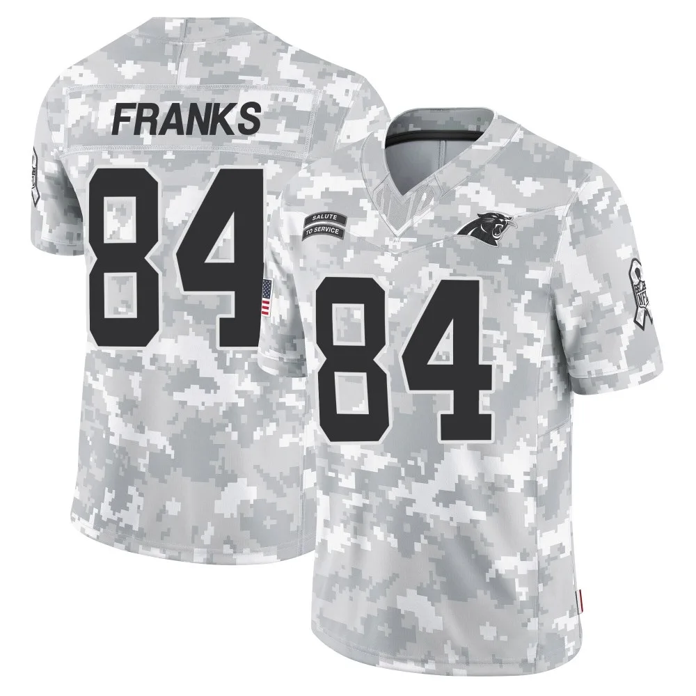 Youth Carolina Panthers Feleipe Franks Nike 2024 Salute to Service Limited Arctic Camo Jersey Youth Carolina Panthers Feleipe Franks Nike 2024 Salute to Service Limited Arctic Camo Jersey