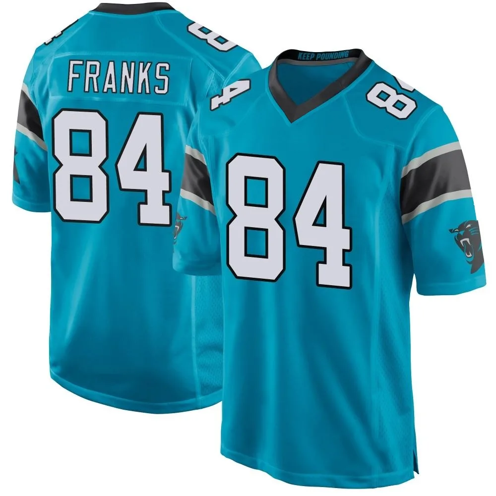 Youth Carolina Panthers Feleipe Franks Nike Alternate Game Blue Jersey Youth Carolina Panthers Feleipe Franks Nike Alternate Game Blue Jersey
