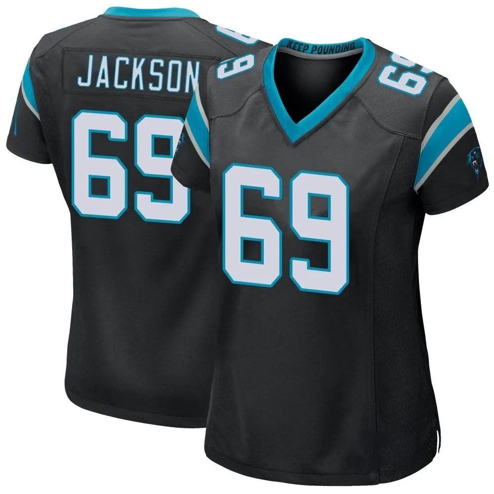 Women's Carolina Panthers Gabe Jackson Nike Team Color Game Black Jersey Women's Carolina Panthers Gabe Jackson Nike Team Color Game Black Jersey