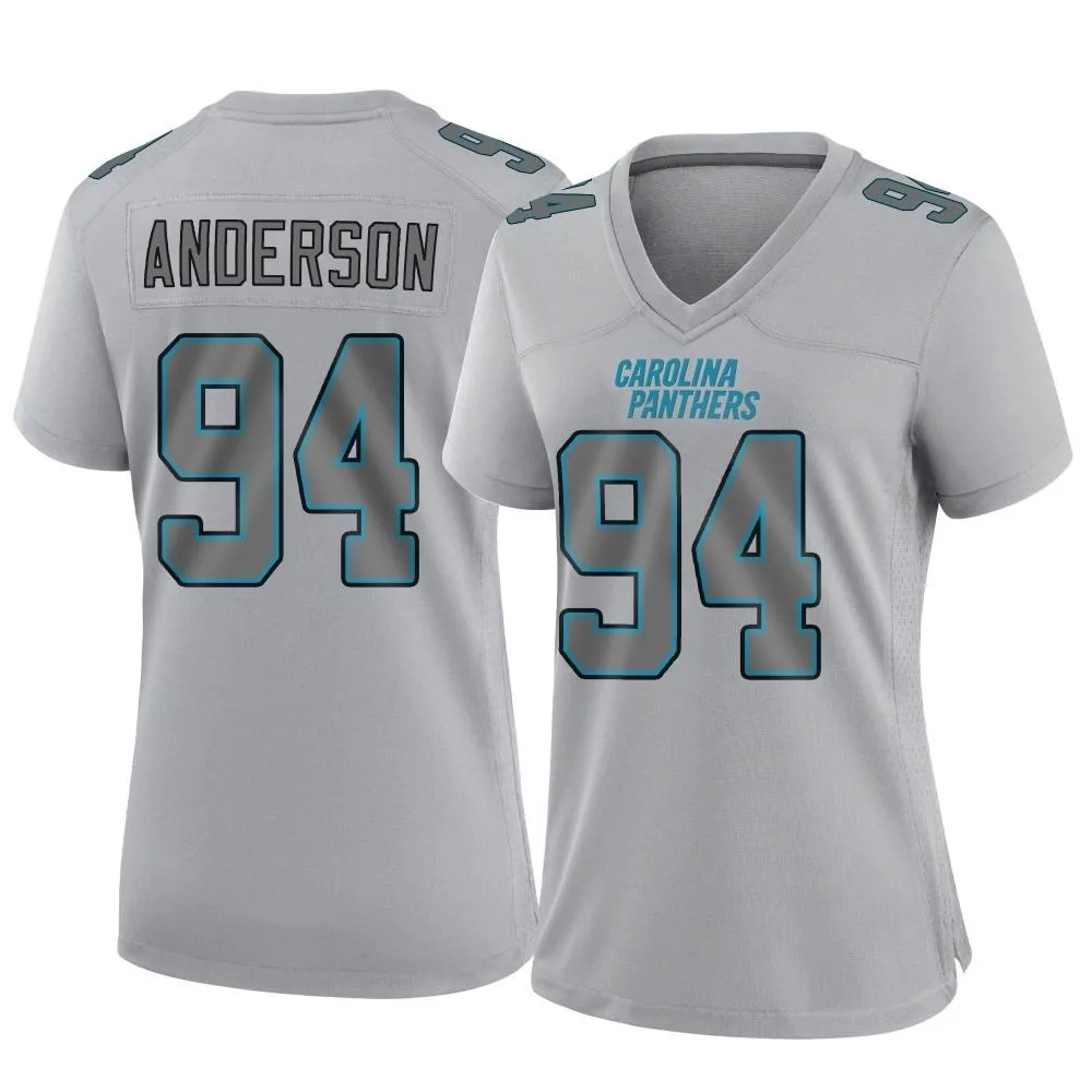 Women's Carolina Panthers Henry Anderson Nike Atmosphere Fashion Game Gray Jersey Women's Carolina Panthers Henry Anderson Nike Atmosphere Fashion Game Gray Jersey